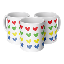 Load image into Gallery viewer, 4_row_multi_hearts_3pc_Triangle_View_Mockup.png