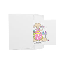 Load image into Gallery viewer, Baker Girl Blank Flat Note Cards