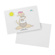 Load image into Gallery viewer, Coffee Girl Blank Flat Note Cards