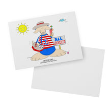 Load image into Gallery viewer, Cruise Girl Blank Flat Note Cards