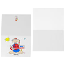 Load image into Gallery viewer, Cruise Girl Blank Folded Note Cards