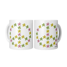 Load image into Gallery viewer, Daisy_Peace_Mug_2_Mugs_Center_Mockup.png