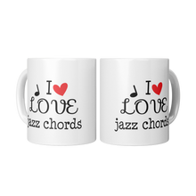 Load image into Gallery viewer, I_LOVE_JAZZ_CHORDS_2_Mugs_Center_Mockup.png