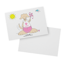 Load image into Gallery viewer, Love_Girl_Blank_Flat_Note_Cards_H_Mockup_5_Mockup.png