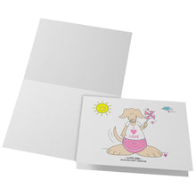 Load image into Gallery viewer, Love Girl Blank Folded Note Cards