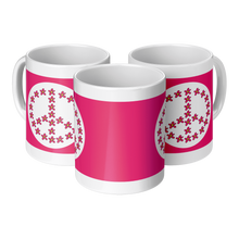 Load image into Gallery viewer, NEW_NEON_RED_PEACE_3pc_Triangle_View_Mockup.png