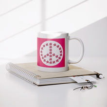 Load image into Gallery viewer, NEW_NEON_RED_PEACE_Lifestyle_Notebook_Mockup.png