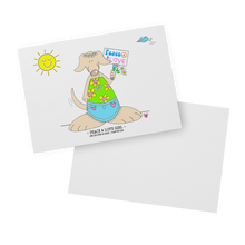 Load image into Gallery viewer, Peace__Love_Girl_Blank_Flat_Note_Cards_H_Mockup_5_Mockup.png