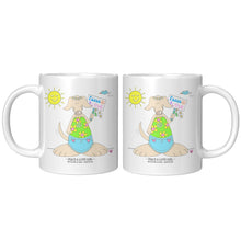 Load image into Gallery viewer, Peace and Love Girl Mug
