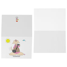 Load image into Gallery viewer, Photographer Girl Blank Folded Note Cards