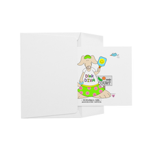 Load image into Gallery viewer, Pickleball_Girl_Blank_Flat_Note_Cards_H_Mockup_4_Mockup.png
