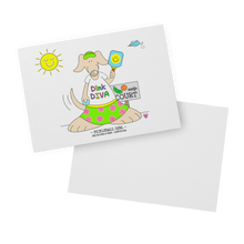 Load image into Gallery viewer, Pickleball_Girl_Blank_Flat_Note_Cards_H_Mockup_5_Mockup.png