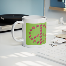 Load image into Gallery viewer, Red_Flower_Peace_Mug_Lifestyle_Record_Player_Mockup.png
