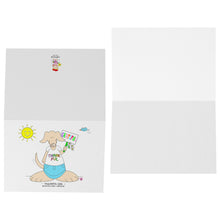 Load image into Gallery viewer, Thankful Girl Blank Folded Note Cards