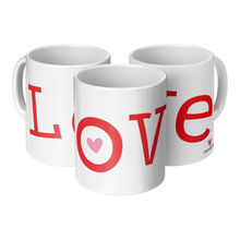 Load image into Gallery viewer, Wrap_around_LOVE_RED_3pc_Triangle_View_Mockup.png