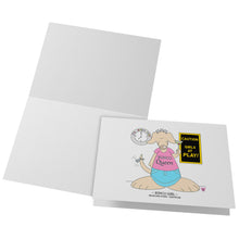 Load image into Gallery viewer, Bunco Girl Blank Folded Note Cards
