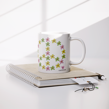 Load image into Gallery viewer, Daisy_Peace_Mug_Lifestyle_Notebook_Mockup.png
