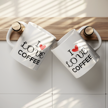 Load image into Gallery viewer, I_LOVE_COFFEE_Lifestyle_Hanging_Mockup.png
