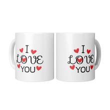 Load image into Gallery viewer, I_LOVE_YOU_RED_HEARTS_2_Mugs_Center_Mockup.png
