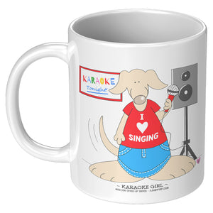 Karaoke Girl Mug