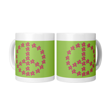 Load image into Gallery viewer, Red_Flower_Peace_Mug_2_Mugs_Center_Mockup.png
