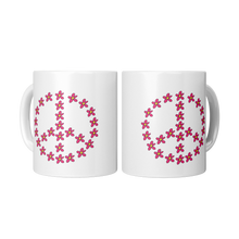 Load image into Gallery viewer, Red_Peace_Mug_2_Mugs_Center_Mockup.png

