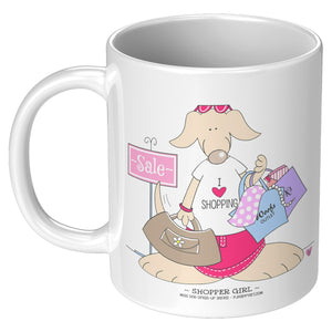 Shopper Girl Mug