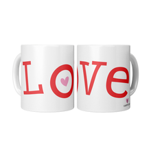 Load image into Gallery viewer, Wrap_around_LOVE_RED_2_Mugs_Center_Mockup.png
