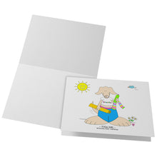 Load image into Gallery viewer, Yoga Girl Blank Folded Note Cards
