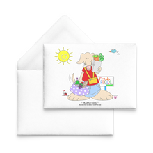 Load image into Gallery viewer, Market Girl Blank Flat Note Cards
